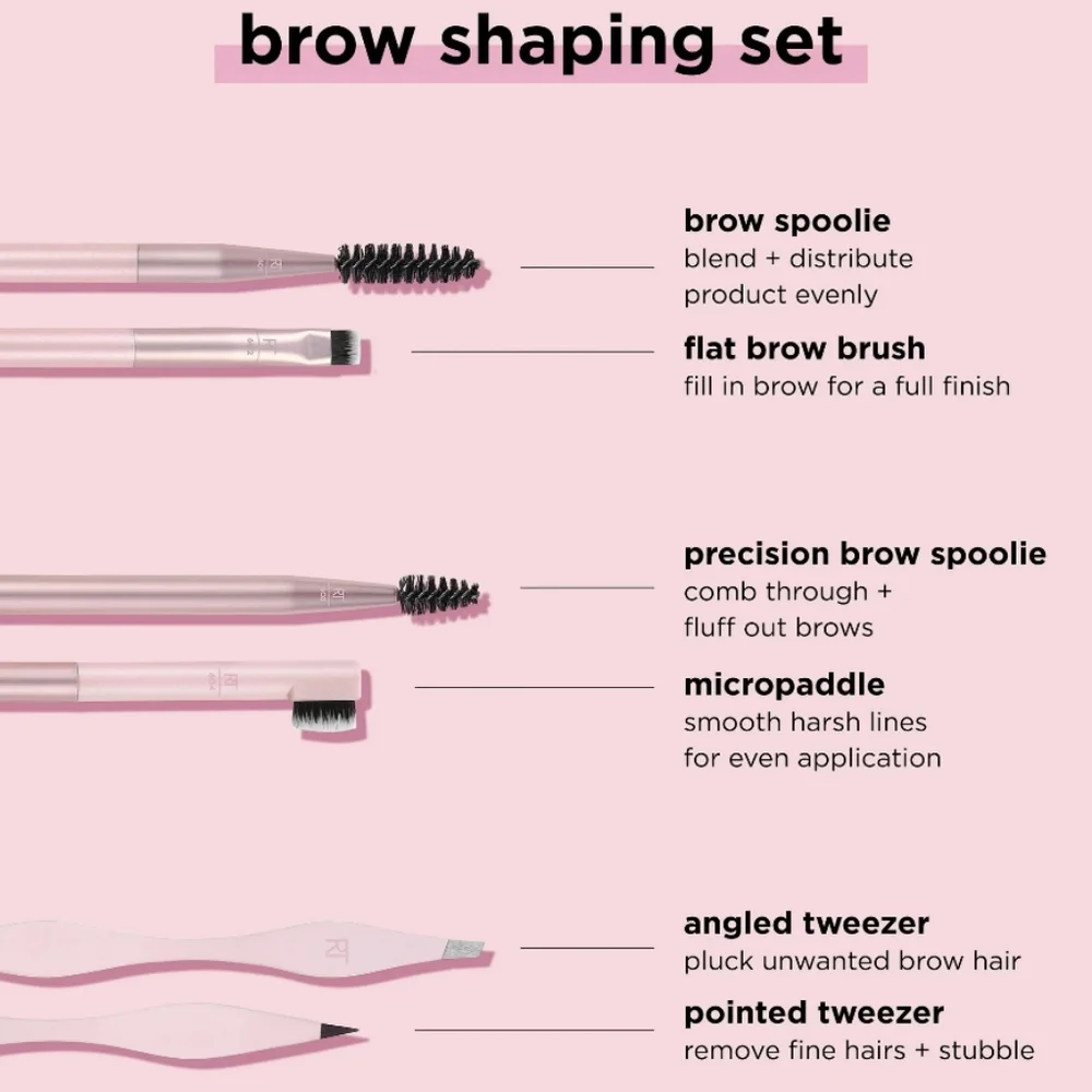 Real Techniques Brow Shaping Brush Set